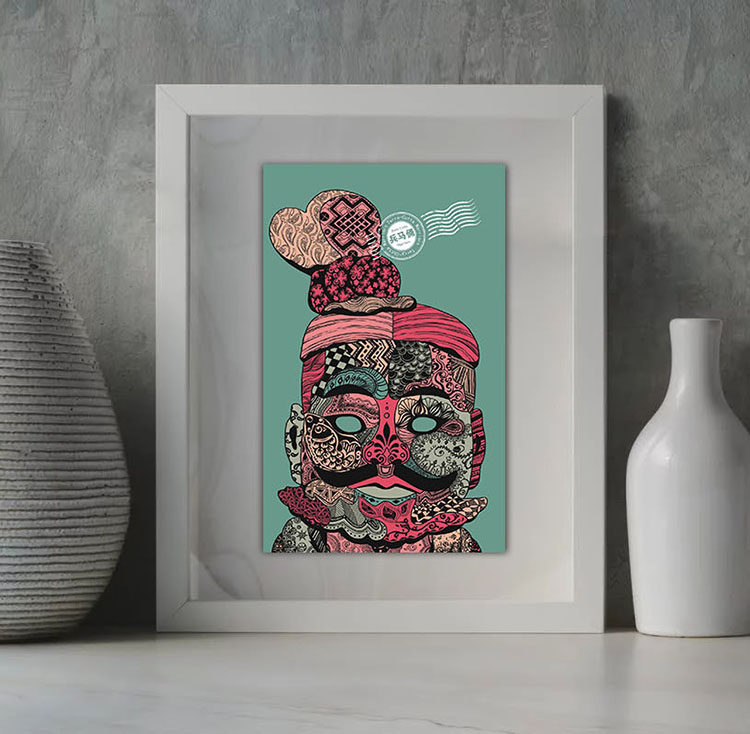 西安东西 俑乐绘系列 兵马俑装饰画 家居装饰 创意礼品