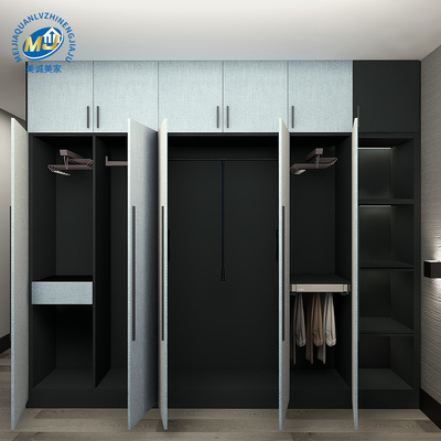 铝合金衣柜全铝家具衣柜卧室定制柜子储物柜全铝衣柜现代金属衣橱