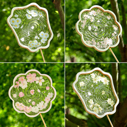 非遗文化手工水扇diy材料包