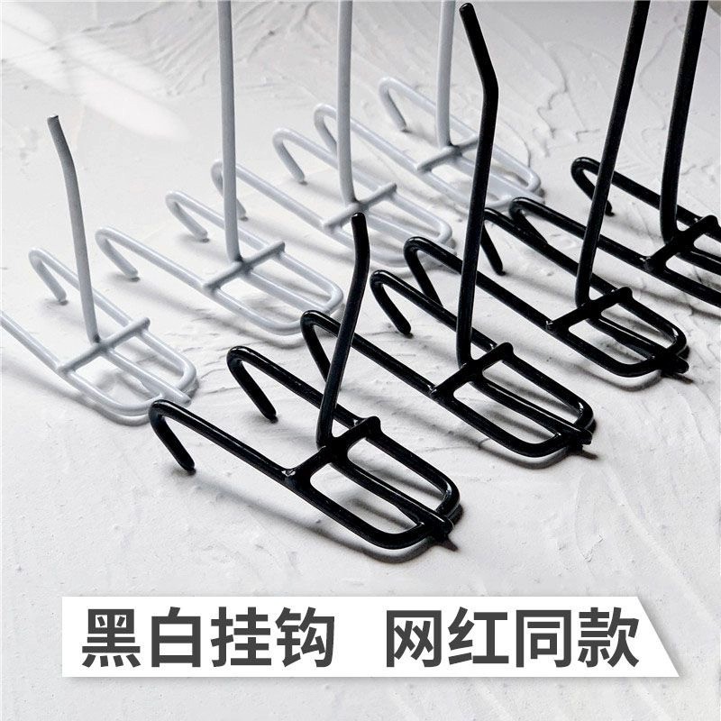 网格挂钩加粗网片网格货架挂钩手机配件钩超市饰品洞洞板货架挂钩