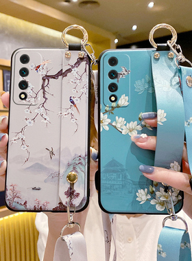 适用华为Nzone S7Pro手机壳50/S7pro+保护套SP300腕带sp200斜挎背带sp100硅胶SP210全包防摔带挂绳挂脖男女款