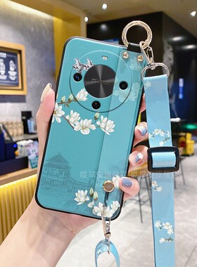 适用荣耀X70手机壳MTN-AN00保护套HonorX70硅胶软壳X9D腕带C斜挎背带B全包A防摔女新款男挂绳挂脖子5G中国风