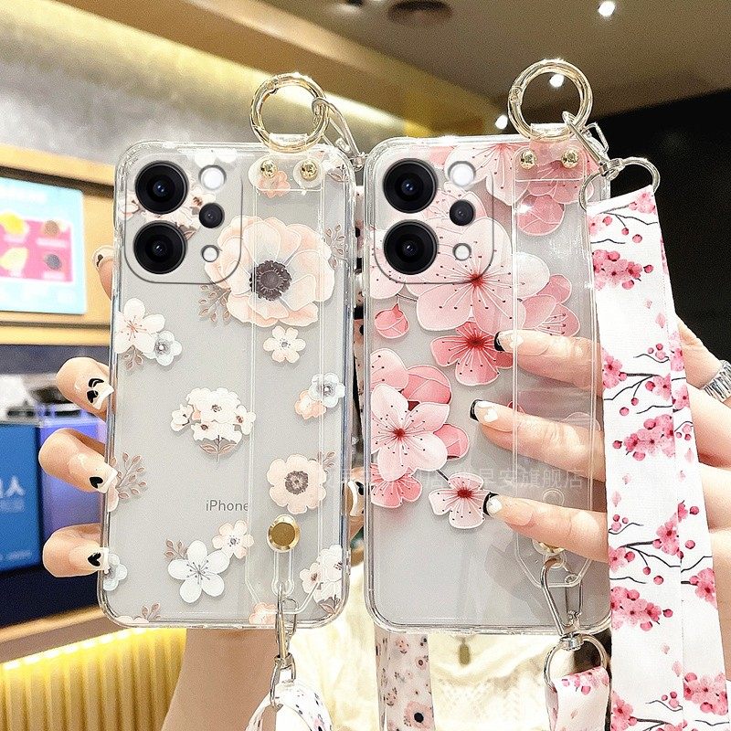 适用vivo S50手机壳S30保护套S20透明S19腕带S18全包S17硅胶S16斜挎S15背带S12挂绳S10Pro mini挂脖S9女S7软E