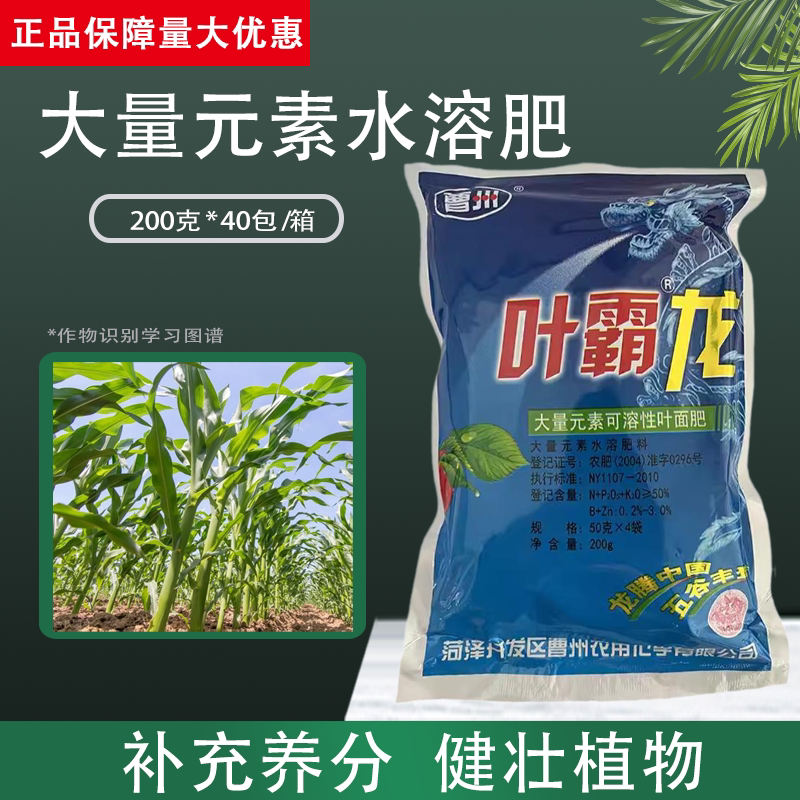 曹州叶霸龙大量元素水溶肥叶面肥图片