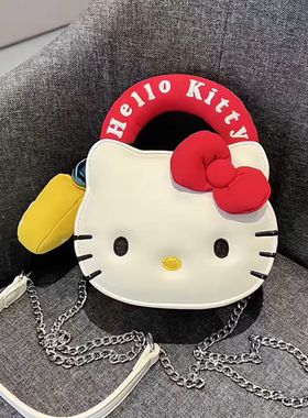 hellokt猫斜挎包手拎女儿童节可爱2025超火迷你手提包日常通勤包