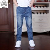 斯潘古尔男童牛仔长单裤 子 中大童儿童裤 2025秋冬款 简单大方偏修身