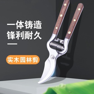 园林果树剪花园木柄剪花枝剪家用修枝剪菜园剪葡萄剪红木剪盆栽剪