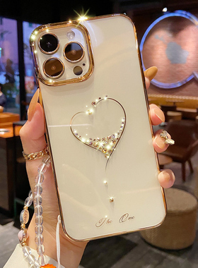 苹果15手机壳iphone16promax奢华水钻13pro镜头全包防摔14plus硅胶透明外壳ip12超薄保护套16pm女网红por新款