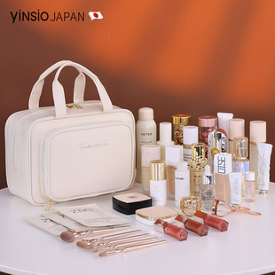 日本yinsio化妆包外出便携女2026新款高端大容量收纳包洗漱防水包