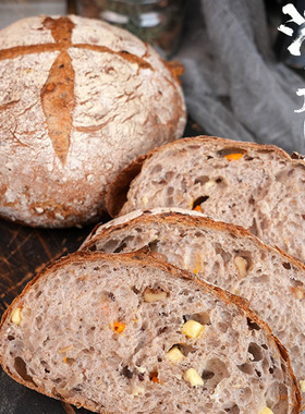 清晨里 青稞杂粮乳酪丁硬欧面包无蔗糖健身代餐健康早餐手工食品