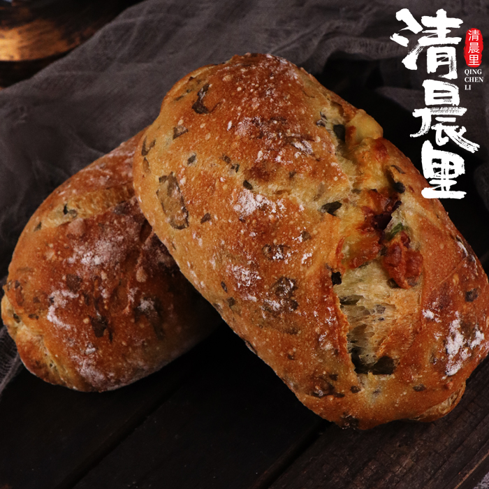 清晨里 黑胡椒肠牛肉欧包主食早餐代餐咸口手作面包夹心袋装饱腹