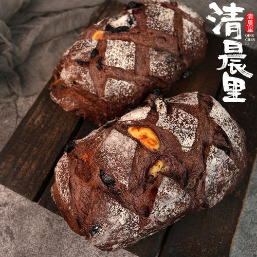 清晨里 桑椹乳酪夹心手作硬欧早餐代餐面包袋装休闲食品复热更佳