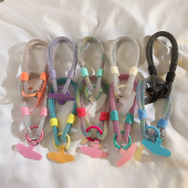 高颜值闪钻腕带短款 挂绳手环适用于通用手机壳创意ins潮流网红女ccd相机拍立得挂饰钥匙扣耳机套便携防摔挂件