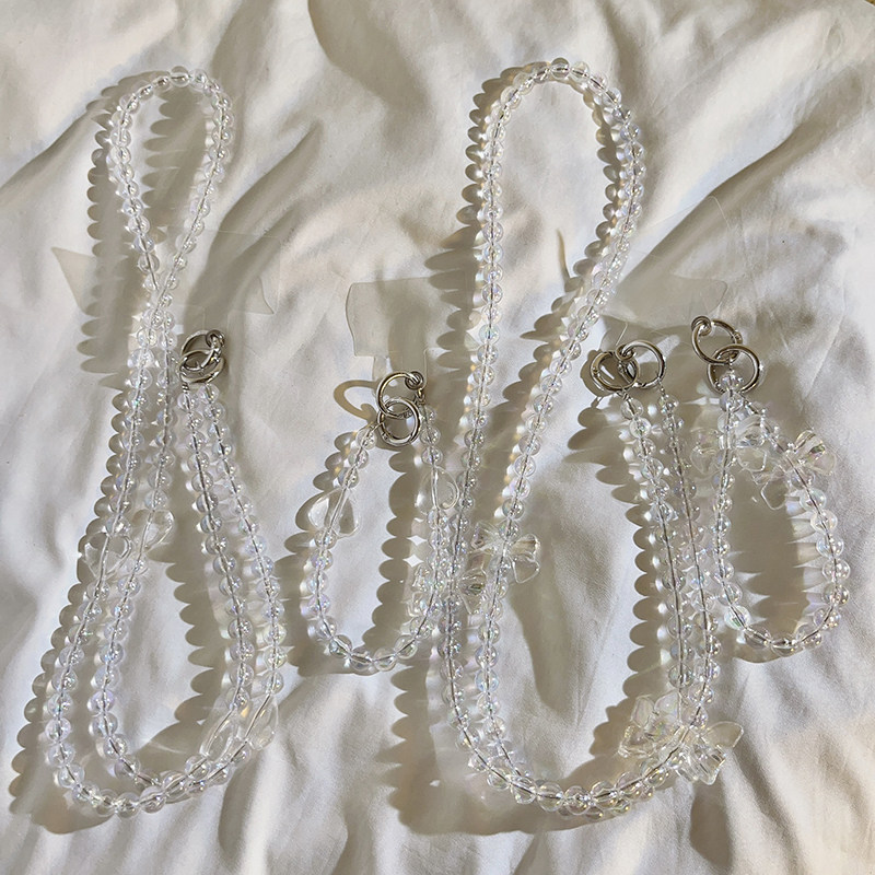 珠珠斜跨长绳手工串珠手链手环