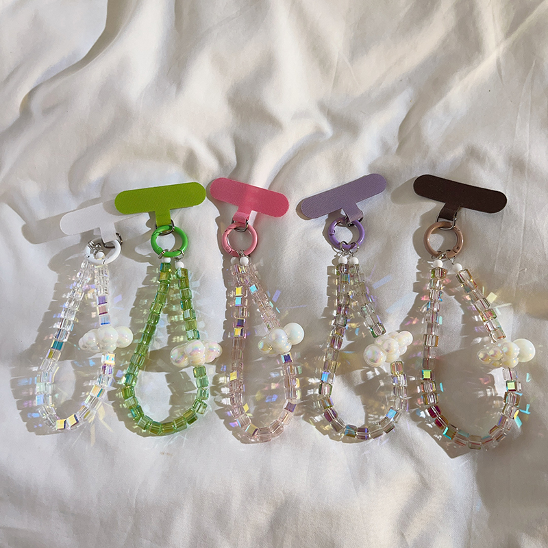 ins透色珠珠手工串珠手链