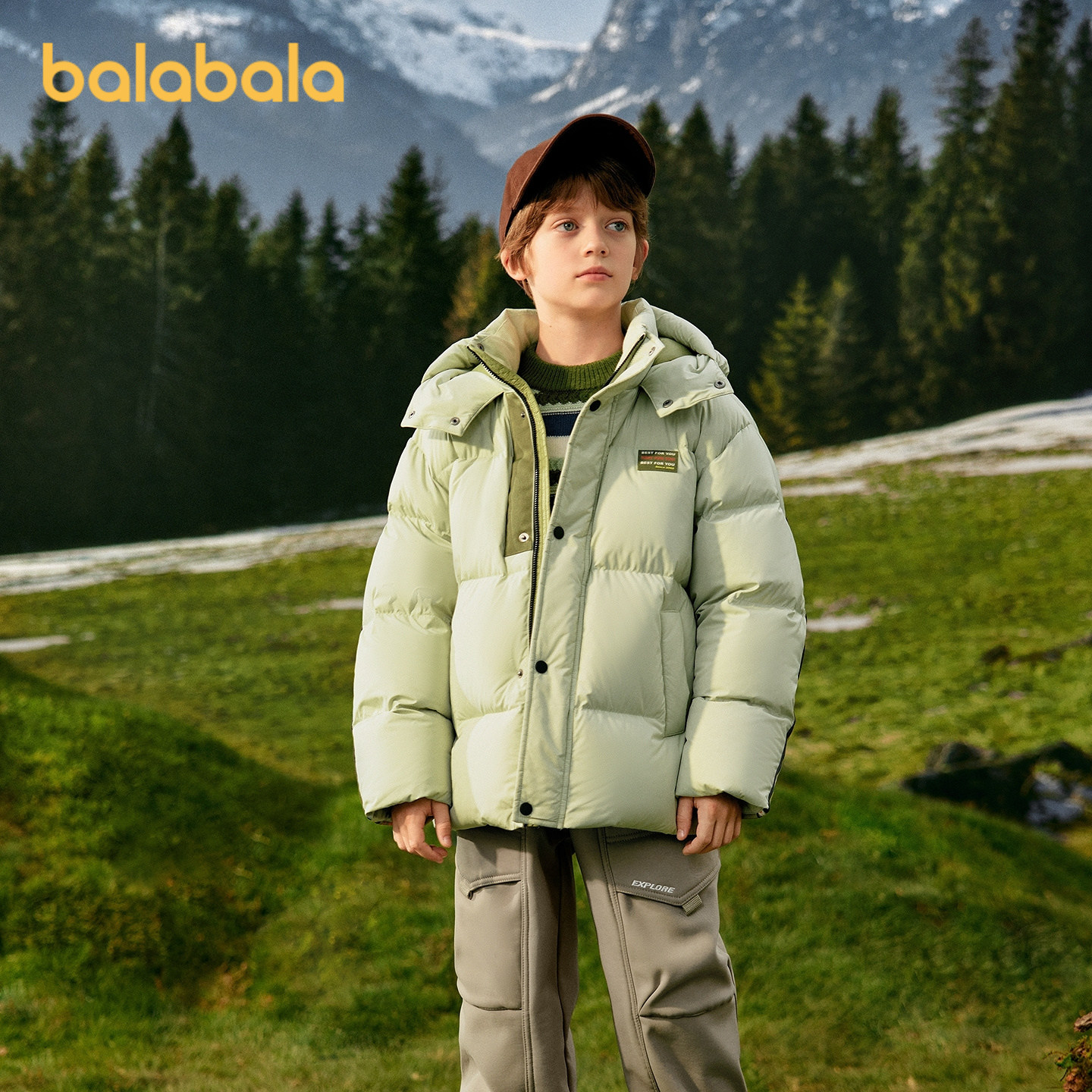 巴拉巴拉balaOne羽绒服男童外套