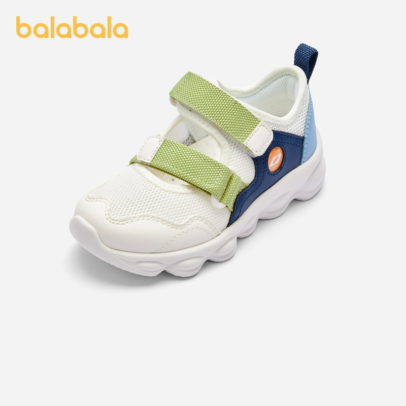 巴拉巴拉童鞋儿童运动凉鞋男童女童沙滩鞋百搭夏新款透气网布鞋潮