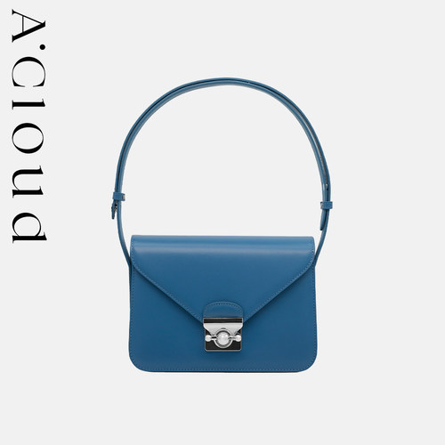 ACloud星球锁腋下包box细纹牛皮