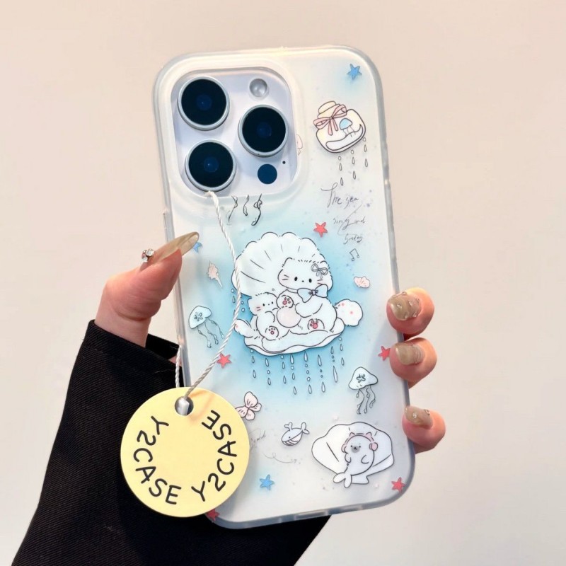 防摔 白底IMD 高颜值