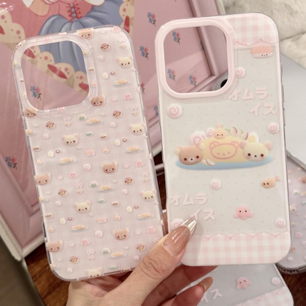 可爱ins小熊适用于vivoy35手机壳y31s/y51s/y77/y100防摔x200x90x80x70高级感s20pro新款s19/s18/s17保护套