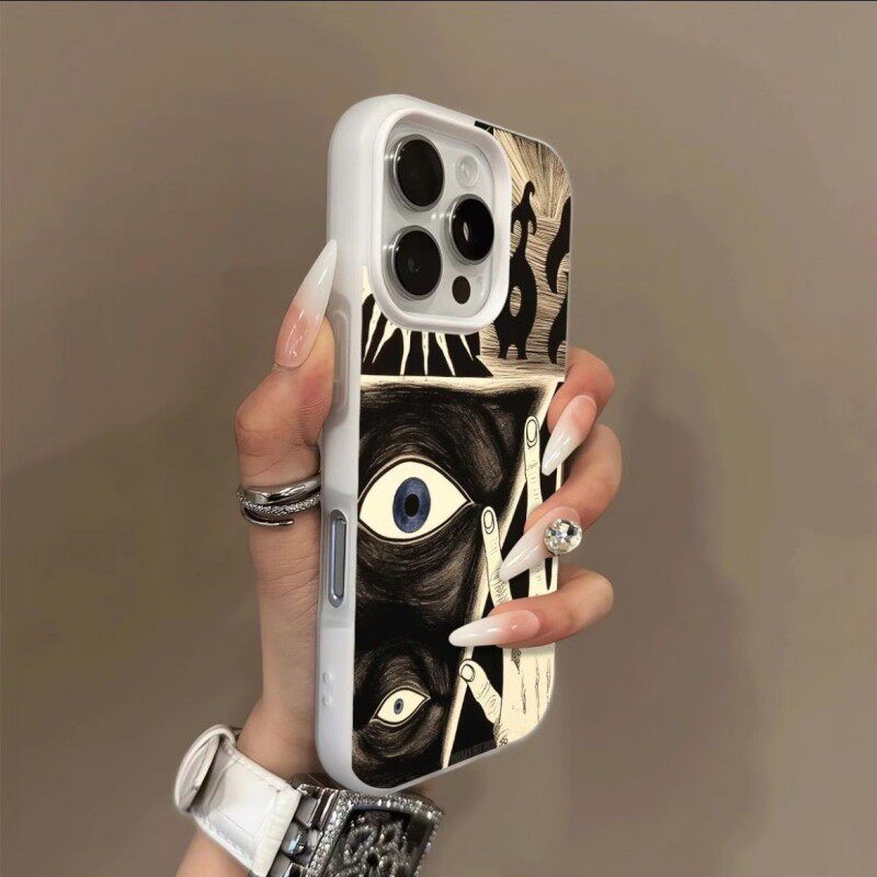 新款糖果色二合一防摔磨砂高级感时尚手机壳