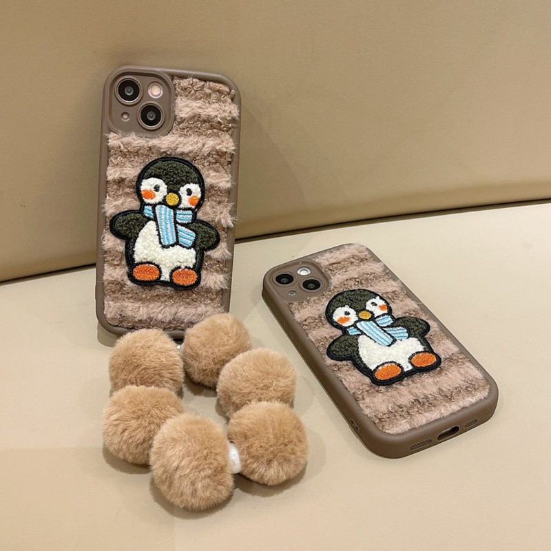 新款 高级感 皮纹大孔 防摔