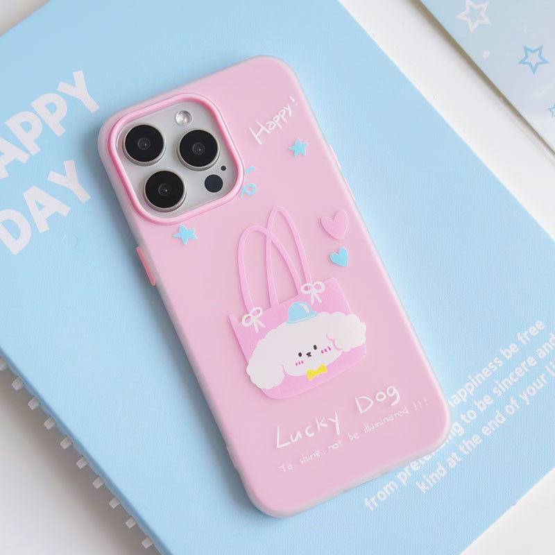 新款糖果色二合一防摔磨砂高级感时尚手机壳