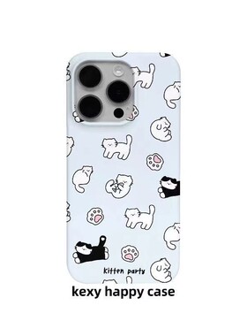 满屏小众猫咪适用于荣耀300手机壳200pro创意100/90/80GT新款x50x40x30畅玩60plus全包play9c潮magic7保护套