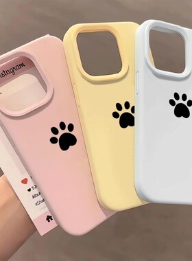 ins简约猫爪适用于vivos18/s19/s20手机壳y100i液态大孔y78/y51s/y35新款防摔IQOOz7i/z5x创意neo8/9/10软套