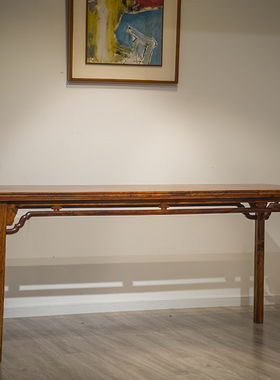 中式风真品海南办公桌黄花梨