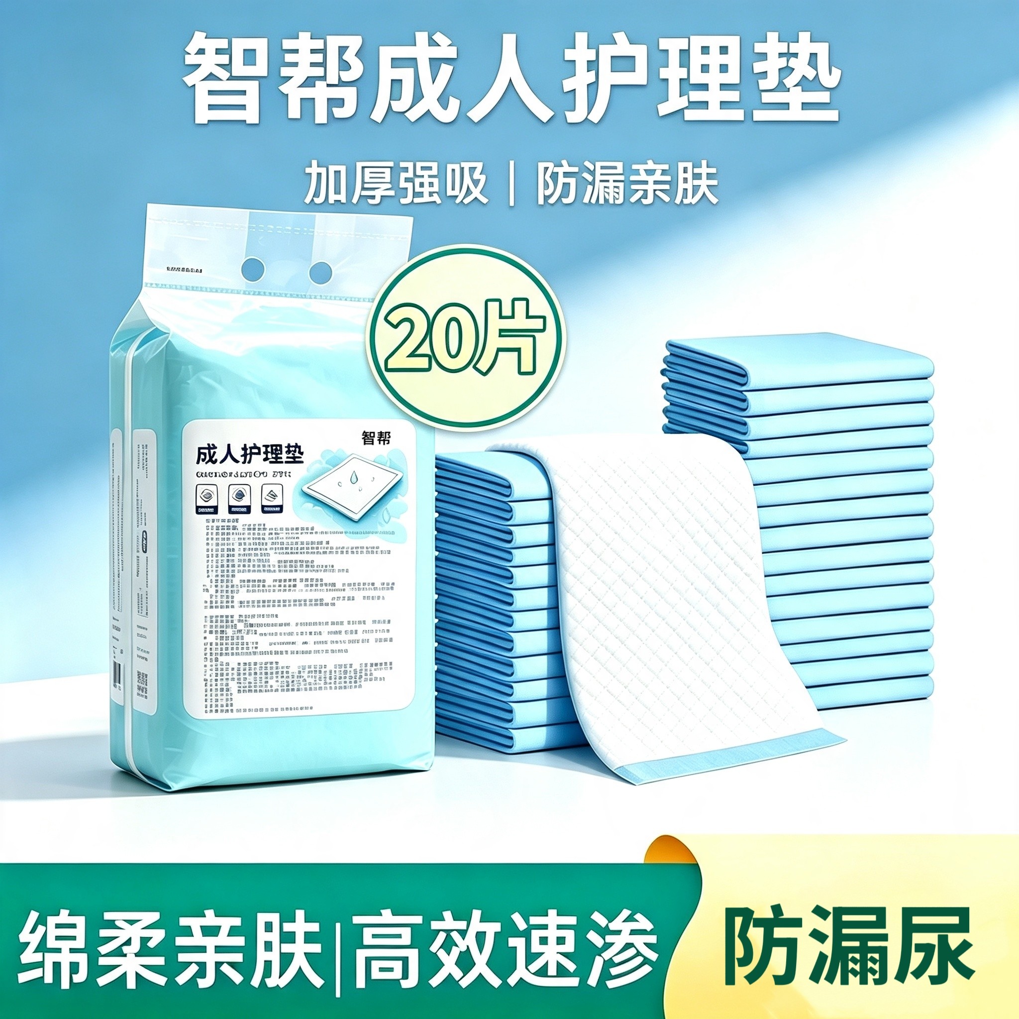 成人护理垫一次性加大吸收垫卧床失能人群产后月子垫瘫痪人用垫子