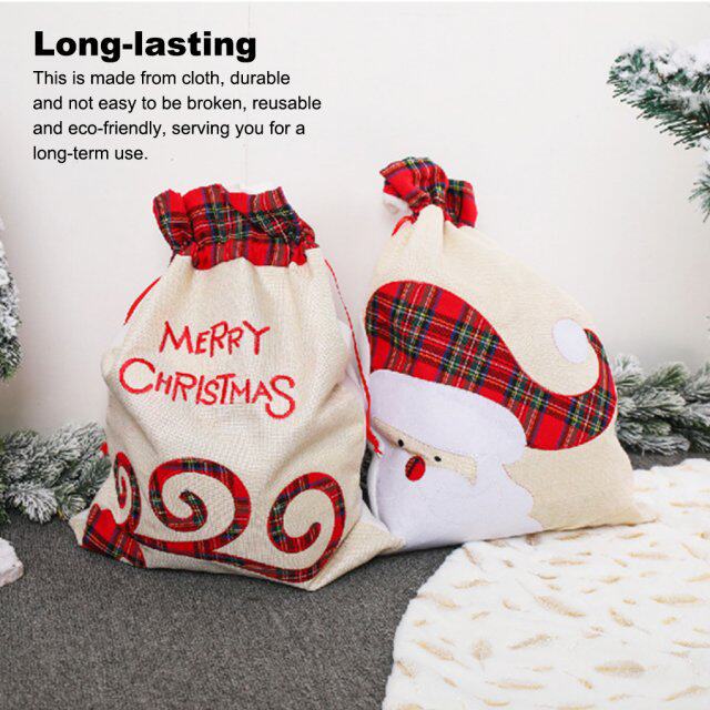 pack of 2 christmas jewelry gift bags wedding biscuits snack