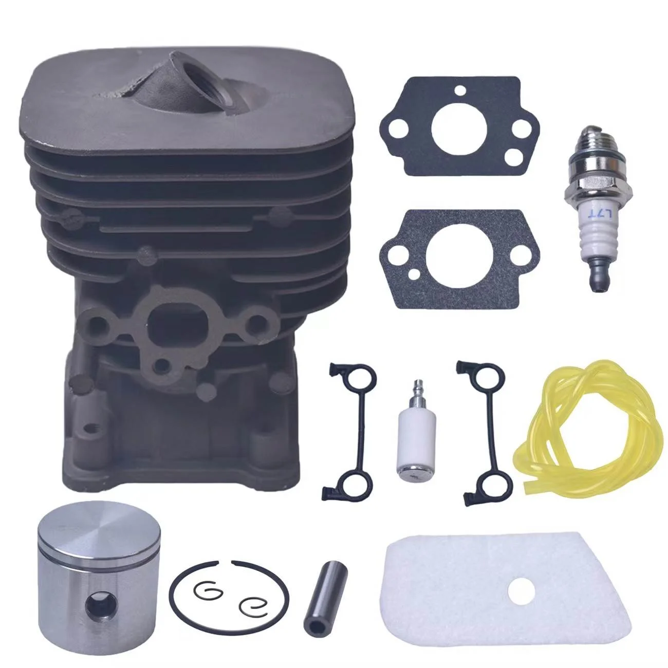 适用HUSQVARNA128L套缸富士华35mm缸体H128c/128CD/128LD气缸总成