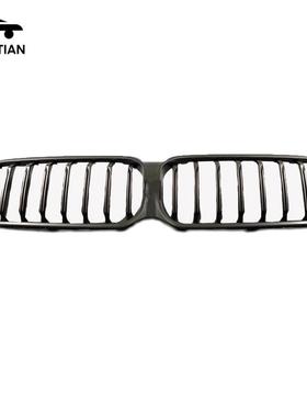 适用2018-2022宝马BWM 5系G38 LCI中网铈金色无孔51125A0DFB3