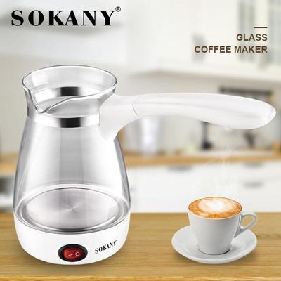 SOKANY606土耳其咖啡壶玻璃电热水壶500ML水壶COFFEE KETTLE