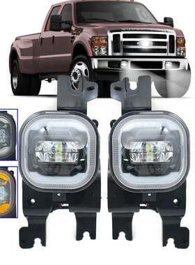 适用于福特F250 F350 F450 F550 08-10LED雾灯日行灯带转向灯厂