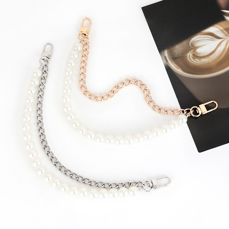 珍珠包链装饰链箱包双链条