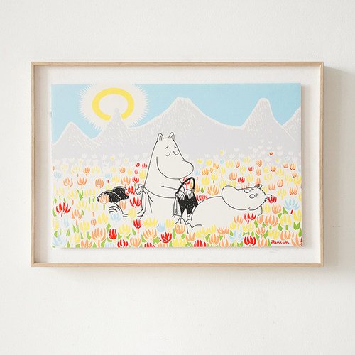 FanClub《姆明》系列挂画装饰画-艺术微喷手工定制小众插版画