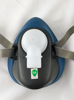 3M HF52硅胶正压面罩HF-51半面罩面具