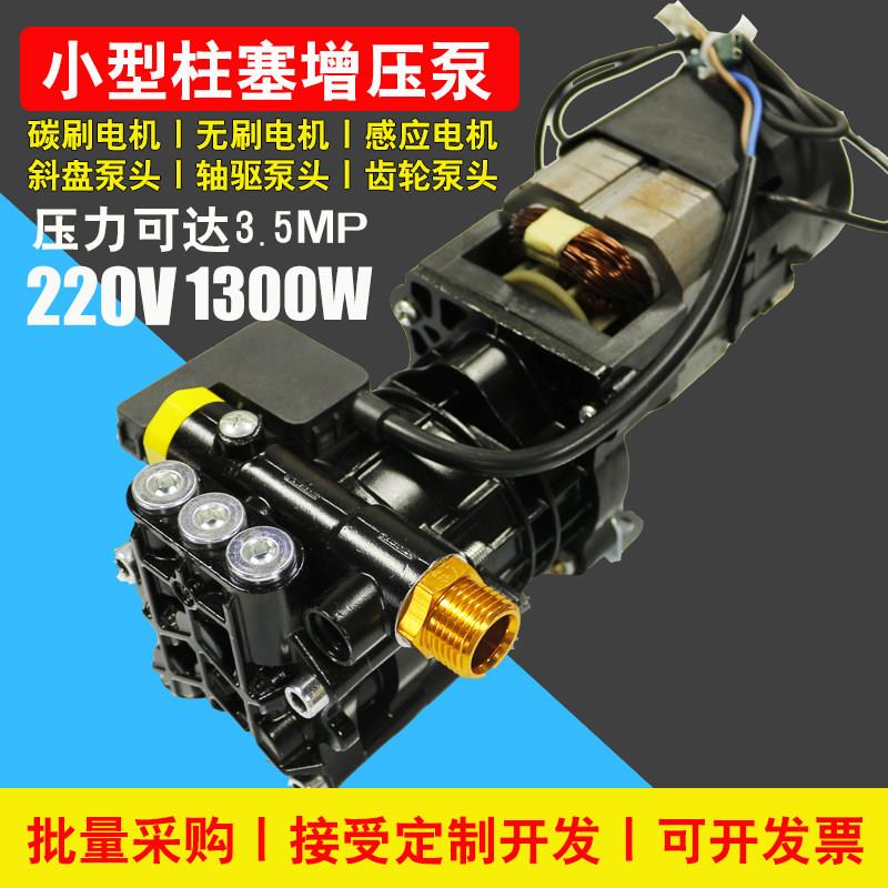 220V小型柱塞增压泵蒸汽清洗机高压泵电机大压力电机大功率商用