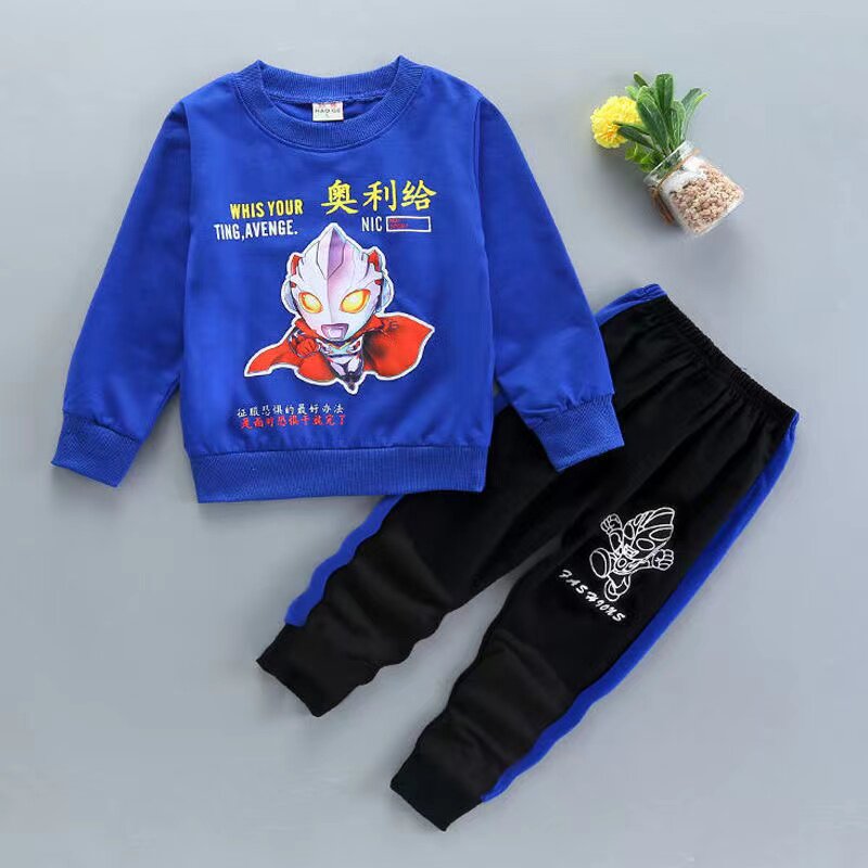 春秋套装男童装儿童长袖秋季女童婴幼运动两件套装1-2-3-4-5岁潮0