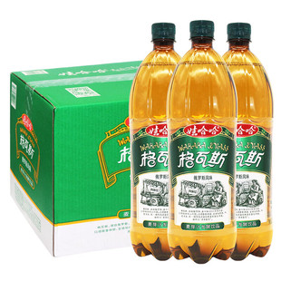 俄罗斯风味饮料麦芽汁饮品 12瓶整箱装 娃哈哈格瓦斯大瓶装 1.25L