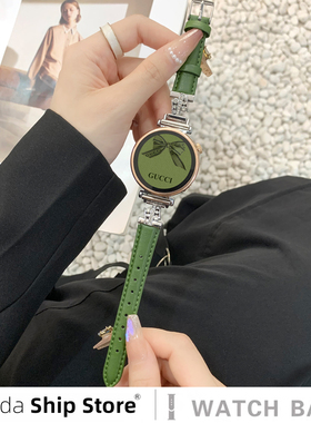 uhada适用华为watchGT4表带gt3新款皮质圣罗蓝watch4/3pro智能运动gt2皮质表带高级荣耀magic夏女华为gt6表带