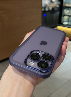 佳子秀带镜头膜适用苹果13手机壳16pro透明iphone15pro保护套17pro情侣14promax直边11高透12全包边硅胶纯色