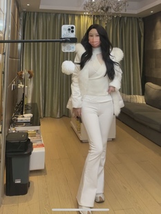 微喇裤 baipang 加绒加厚鲨鱼裤 3折清仓 原199