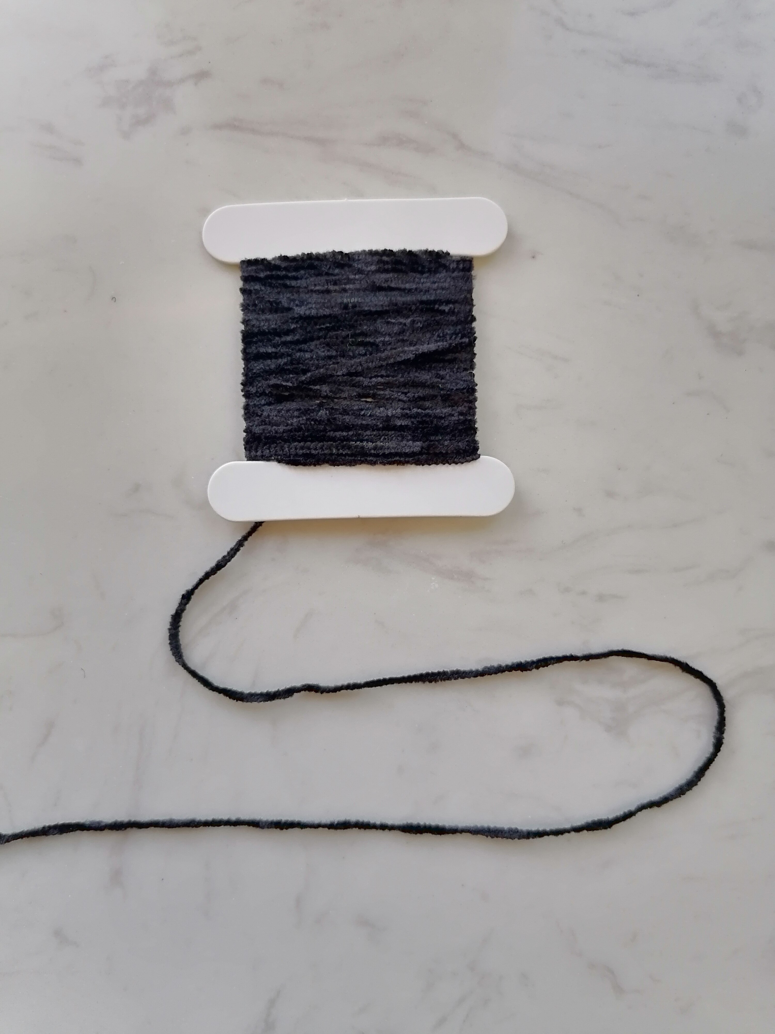 约2m短绒毛飞毛钩纤维材料雪尼尔飞蝇躯体绑制线rayon chenille