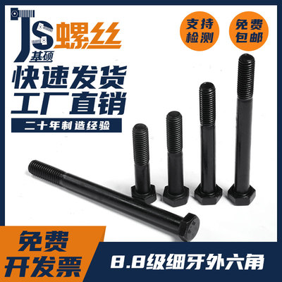 细牙高强度螺丝钉外六角