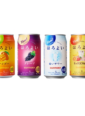 【天猫U先】三得利和乐怡缤纷预调鸡尾酒4罐 低度预调鸡尾酒350ml