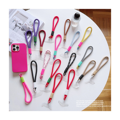 秋冬多巴胺手机挂绳短款手腕绳挂链挂件精致U盘挂饰防丢防摔手机壳cdd相机绳子钥匙扣挂环新款手机链女水壶绳