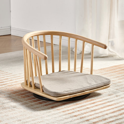 360度可旋转活动可拆洗实木座椅